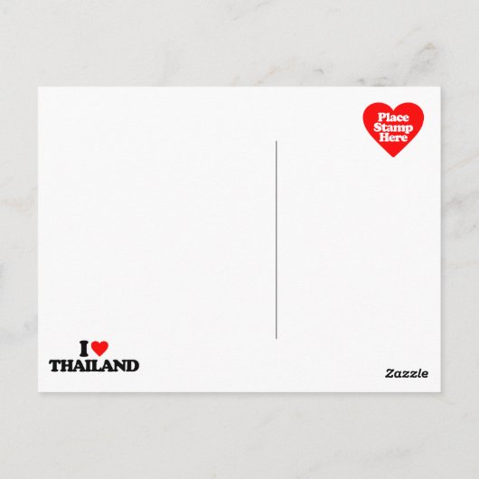 IK HOOP VAN THAILAND BRIEFKAART (Achterkant)
