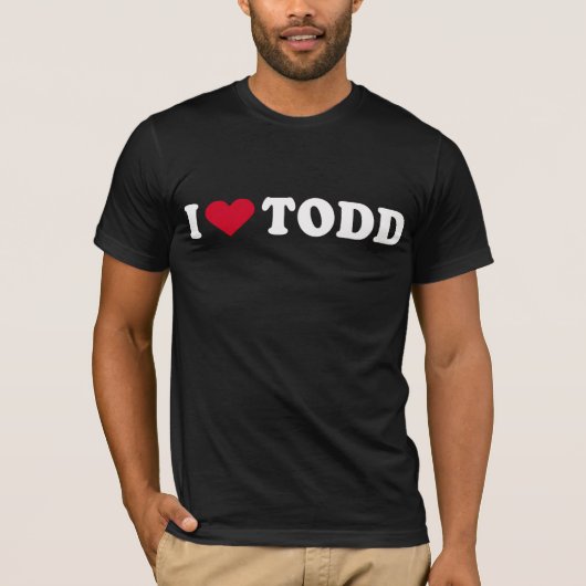 IK HOOP VAN TODD T-SHIRT (Voorkant)