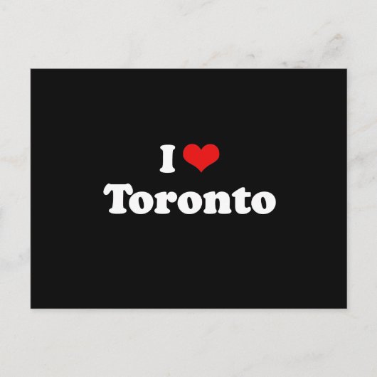 IK HOOP VAN TORONTO BRIEFKAART (Voorkant)