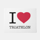 IK HOOP VAN TRIATHLON DEURMAT (Voorkant)