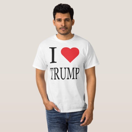 IK HOOP VAN TRUMP GEWELDIGE T-SHIRT (Voorkant volledig)
