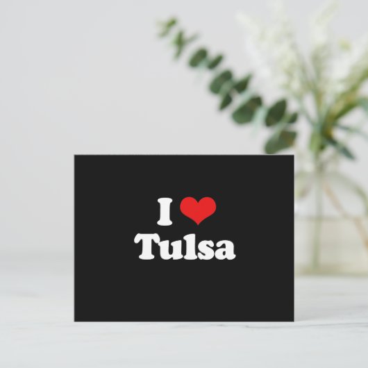 IK HOOP VAN TULSA BRIEFKAART (Staand voorkant)