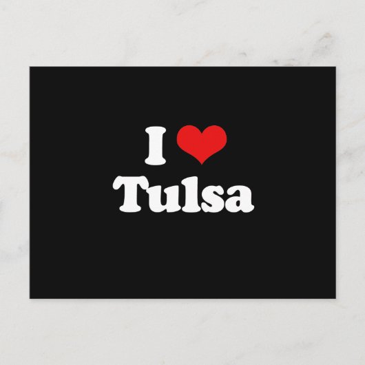 IK HOOP VAN TULSA BRIEFKAART (Voorkant)