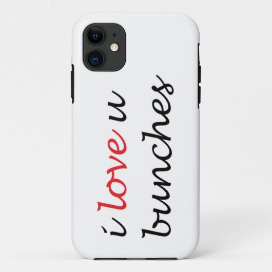 IK HOOP VAN U BUNCHES Hoesje-Mate iPhone CASE (Achterkant)
