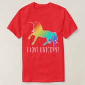 IK HOOP VAN UNICORNS T-SHIRT (Design voorkant)