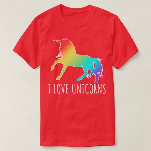 IK HOOP VAN UNICORNS T-SHIRT (Design voorkant)