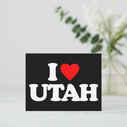 IK HOOP VAN UTAH BRIEFKAART (Staand voorkant)