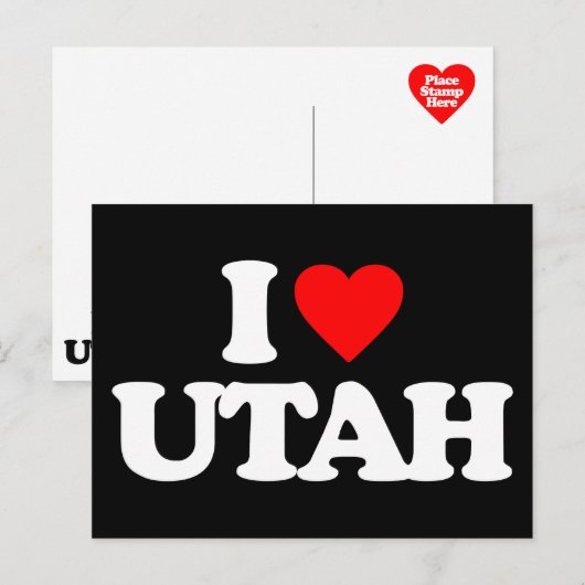 IK HOOP VAN UTAH BRIEFKAART (Voorkant / Achterkant)