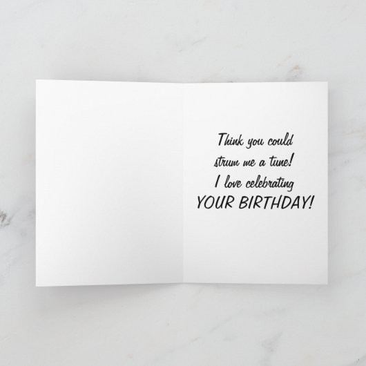 IK HOOP VAN 'UW BIRTHDAY'. KAART (Binnen)