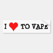 IK HOOP VAN VAPE BUMPERSTICKER (Voorkant)
