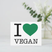 IK HOOP VAN VEGAN BRIEFKAART (Staand voorkant)