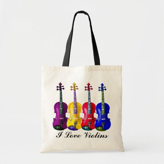 IK HOOP VAN VIOLINS-BAG TOTE BAG (Voorkant)