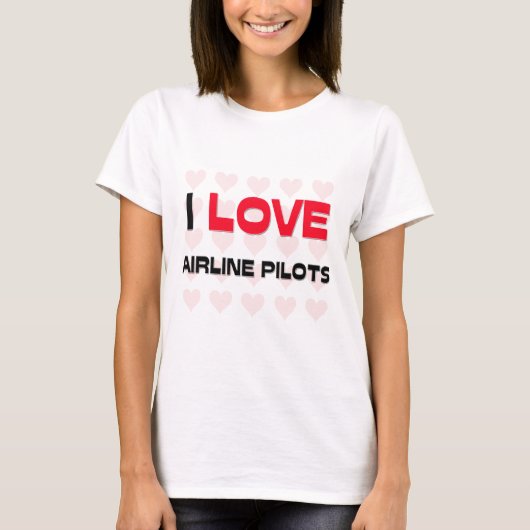 IK HOOP VAN VLIEGTUIGPILOTEN T-SHIRT (Voorkant)