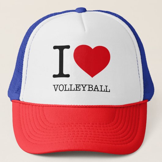 IK HOOP VAN VOLLEYBALL TRUCKER PET (Voorkant)