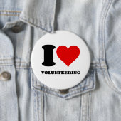 IK HOOP VAN VRIJWILLIGING RONDE BUTTON 4,0 CM (In situ)