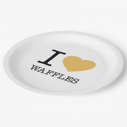 IK HOOP VAN WAFVLIES PAPIEREN BORDJE (Gekanteld)