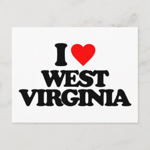 IK HOOP VAN WEST VIRGINIA BRIEFKAART