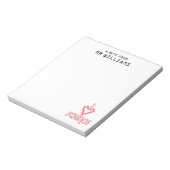 IK HOOP VAN WETENSCHAPPELIJKE Jouw naam Notitieblok (Linkerzijde)