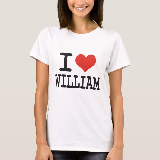 IK HOOP VAN WILLIAM T-SHIRT (Voorkant)