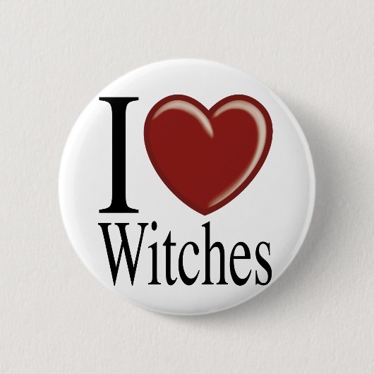 IK HOOP VAN WITCHES RONDE BUTTON 5,7 CM (Voorkant)