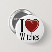 IK HOOP VAN WITCHES RONDE BUTTON 5,7 CM (Voorkant /achterkant)