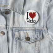 IK HOOP VAN WITCHES RONDE BUTTON 5,7 CM (In situ)