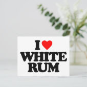 IK HOOP VAN WITTE RUM BRIEFKAART (Staand voorkant)