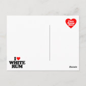 IK HOOP VAN WITTE RUM BRIEFKAART (Achterkant)