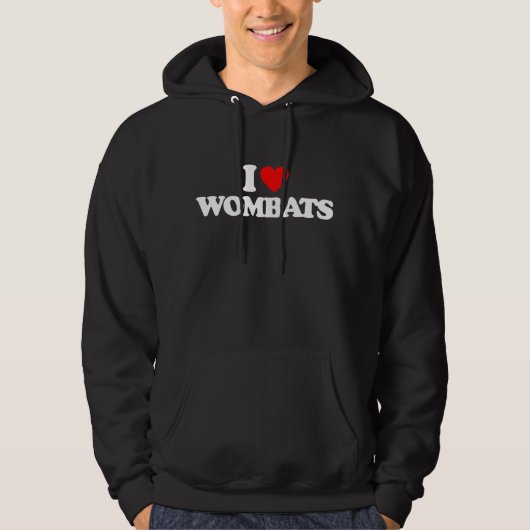 IK HOOP VAN WOMBATTEN HOODIE (Voorkant)