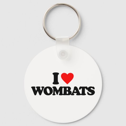 IK HOOP VAN WOMBATTEN SLEUTELHANGER (Voorkant)