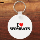 IK HOOP VAN WOMBATTEN SLEUTELHANGER (Voorkant)