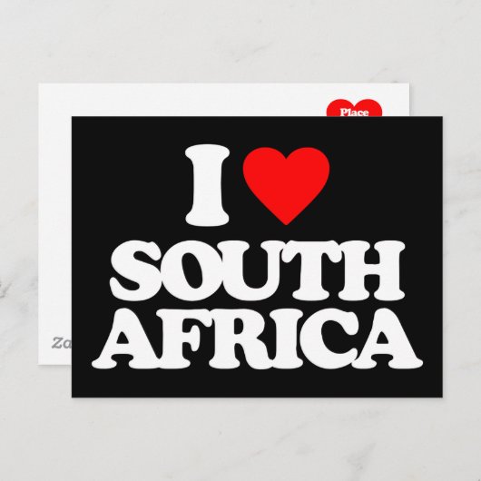 IK HOOP VAN ZUID-AFRIKA BRIEFKAART (Voorkant / Achterkant)