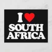 IK HOOP VAN ZUID-AFRIKA BRIEFKAART (Voorkant)