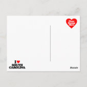 IK HOOP VAN ZUID CAROLINA BRIEFKAART (Achterkant)