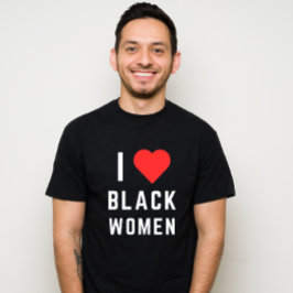 IK HOOP VAN ZWARTE VROUWEN T-SHIRT