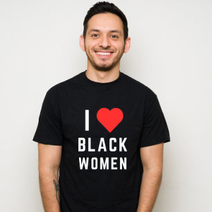 IK HOOP VAN ZWARTE VROUWEN T-SHIRT