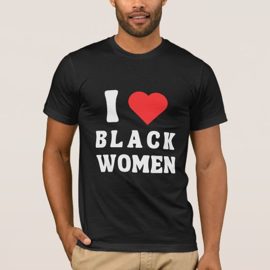 IK HOOP VAN ZWARTE VROUWEN T-SHIRT (Voorkant)