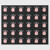 Ik hoop wat ik noem Funny Pig Donk BG Cadeaupapier (Vlak)