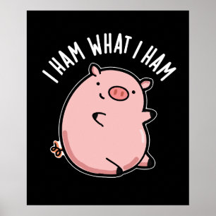 Ik hoop wat ik noem Funny Pig Donk BG Poster
