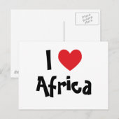 Ik hoor Afrika Briefkaart (Voorkant / Achterkant)