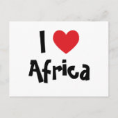 Ik hoor Afrika Briefkaart (Voorkant)