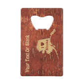 Ik hoor Alaska op de binnenste boog Creditkaart Flessenopener (Voorkant)