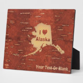 Ik hoor Alaska op de binnenste boog Fotoplaat (Zijkant)