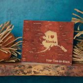 Ik hoor Alaska op de binnenste boog Fotoplaat (Zijkant)