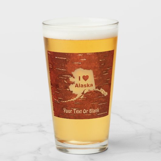 Ik hoor Alaska op de binnenste boog Glas (Voorkant gevuld)