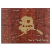 Ik hoor Alaska op de binnenste boog Snijplank (Voorkant)