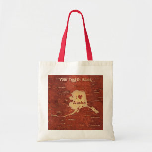 Ik hoor Alaska op de binnenste boog Tote Bag