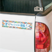 Ik hoor alle grote en kleine trappen bumpersticker (Op Truck)