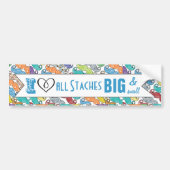 Ik hoor alle grote en kleine trappen bumpersticker (Voorkant)