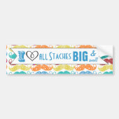 Ik hoor alle grote en kleine trappen bumpersticker (Voorkant)